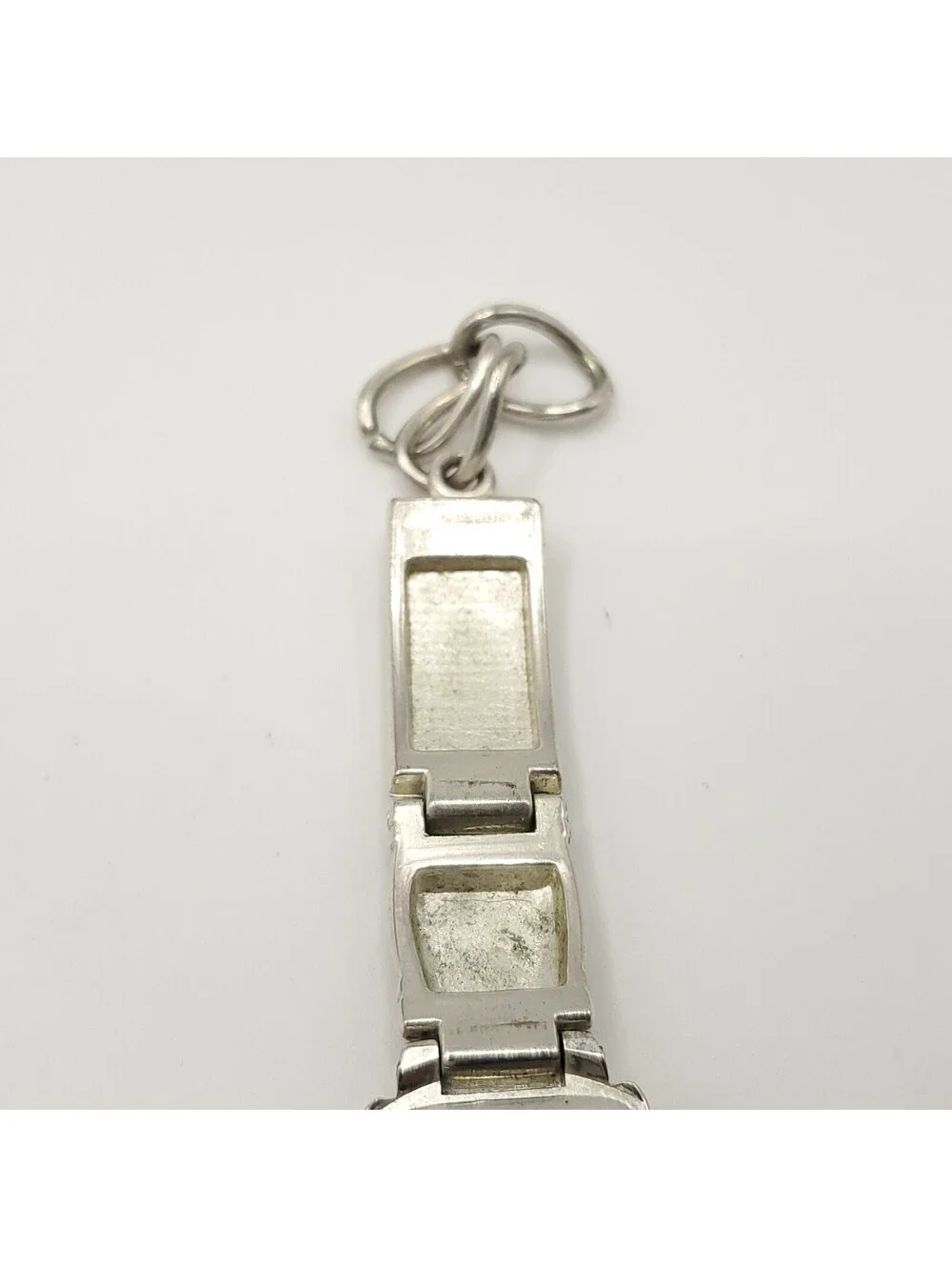 Geneva Platinum Silver Tone Quartz Toggle Band Womens Watch 19mm New Battery